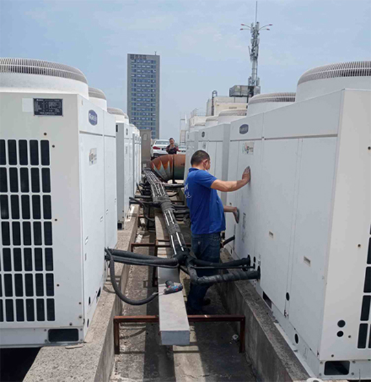 青岛市中央空调制热和不制冷系统维修方法